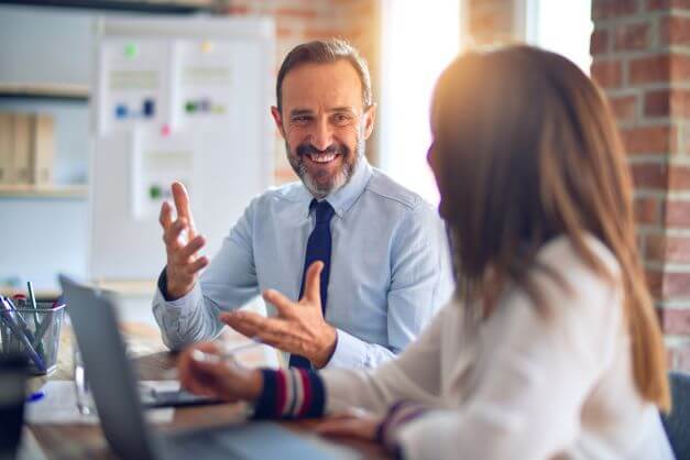 communicating with employee