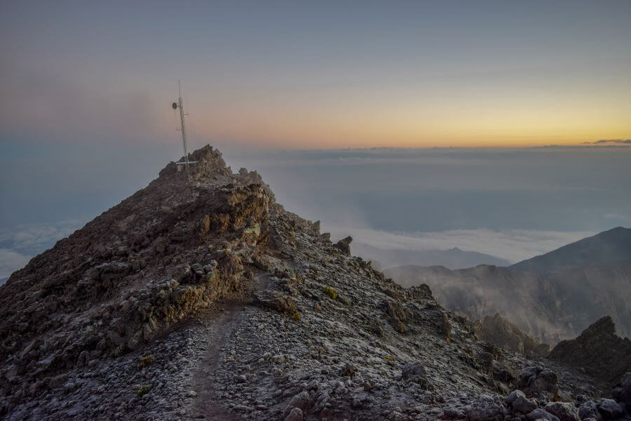 sunrise at Mount Meru