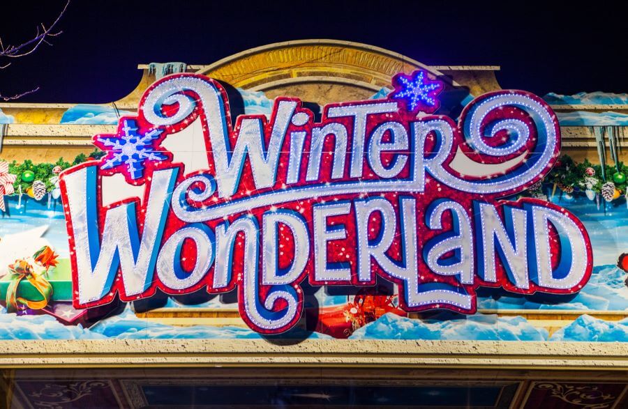 winter wonderland in Hyde Park