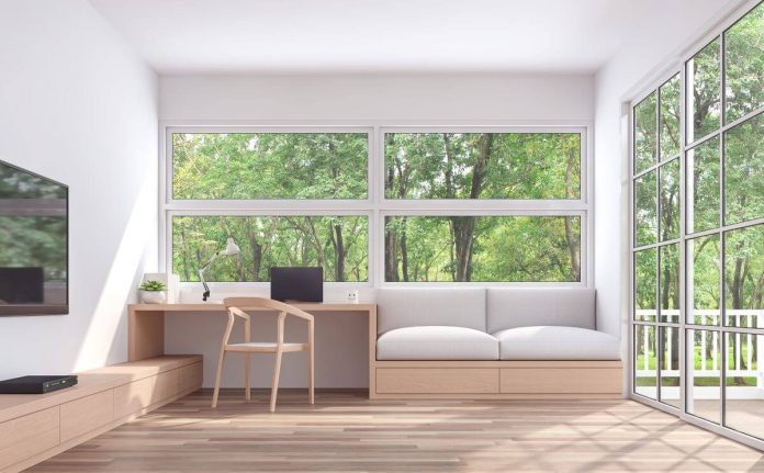 garden room office and living space