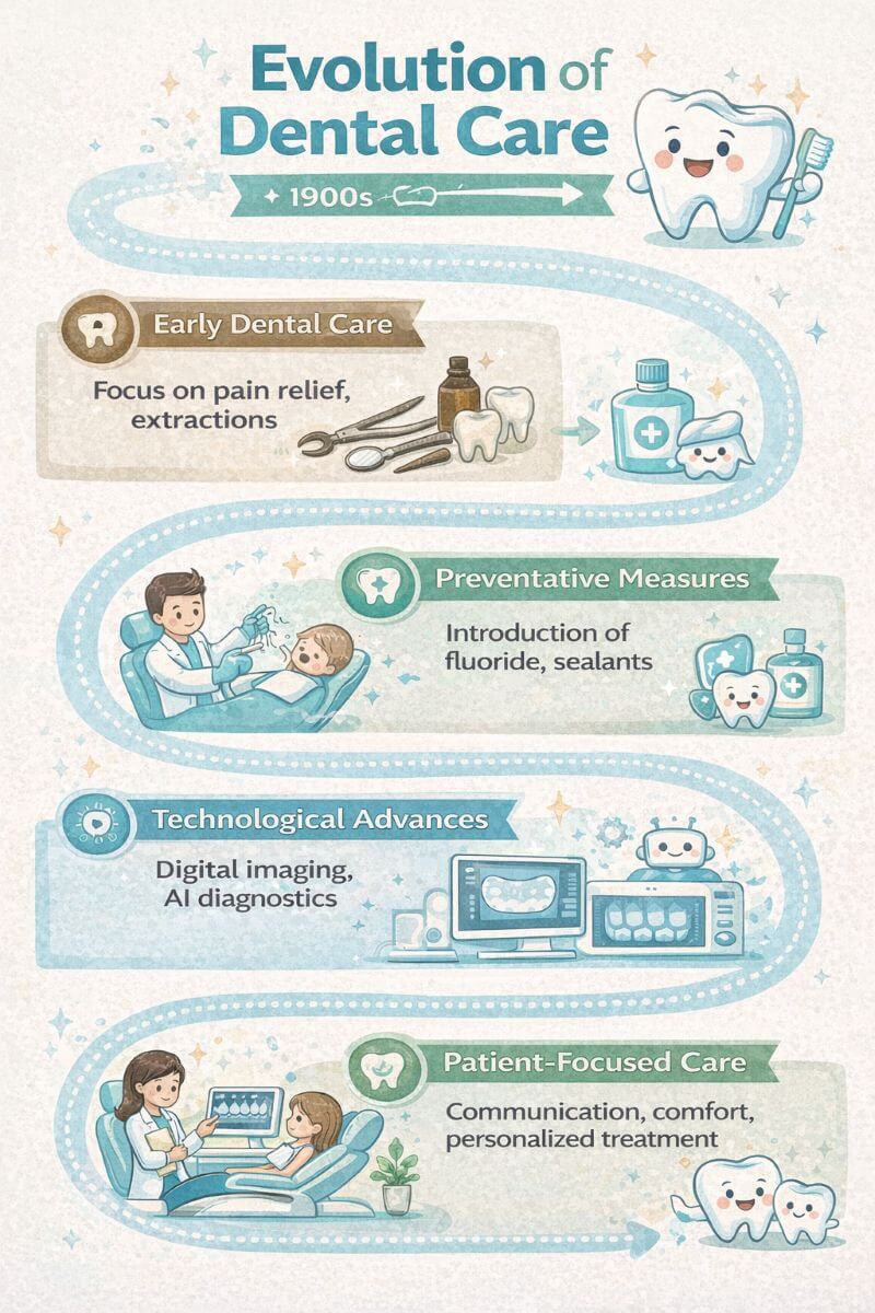 evolution of dental care