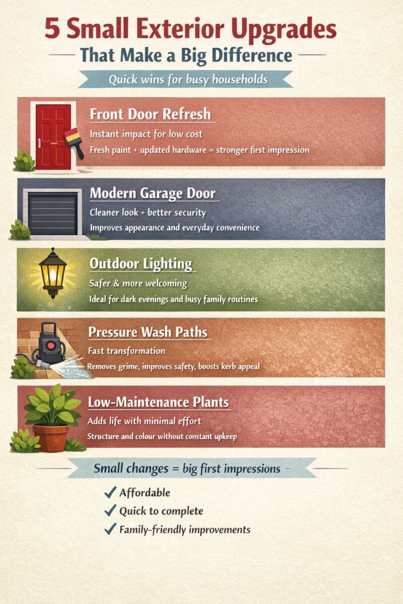 exterior upgrade inforgraphic