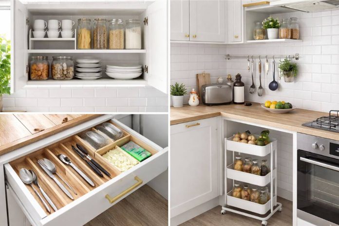 organised kitchen