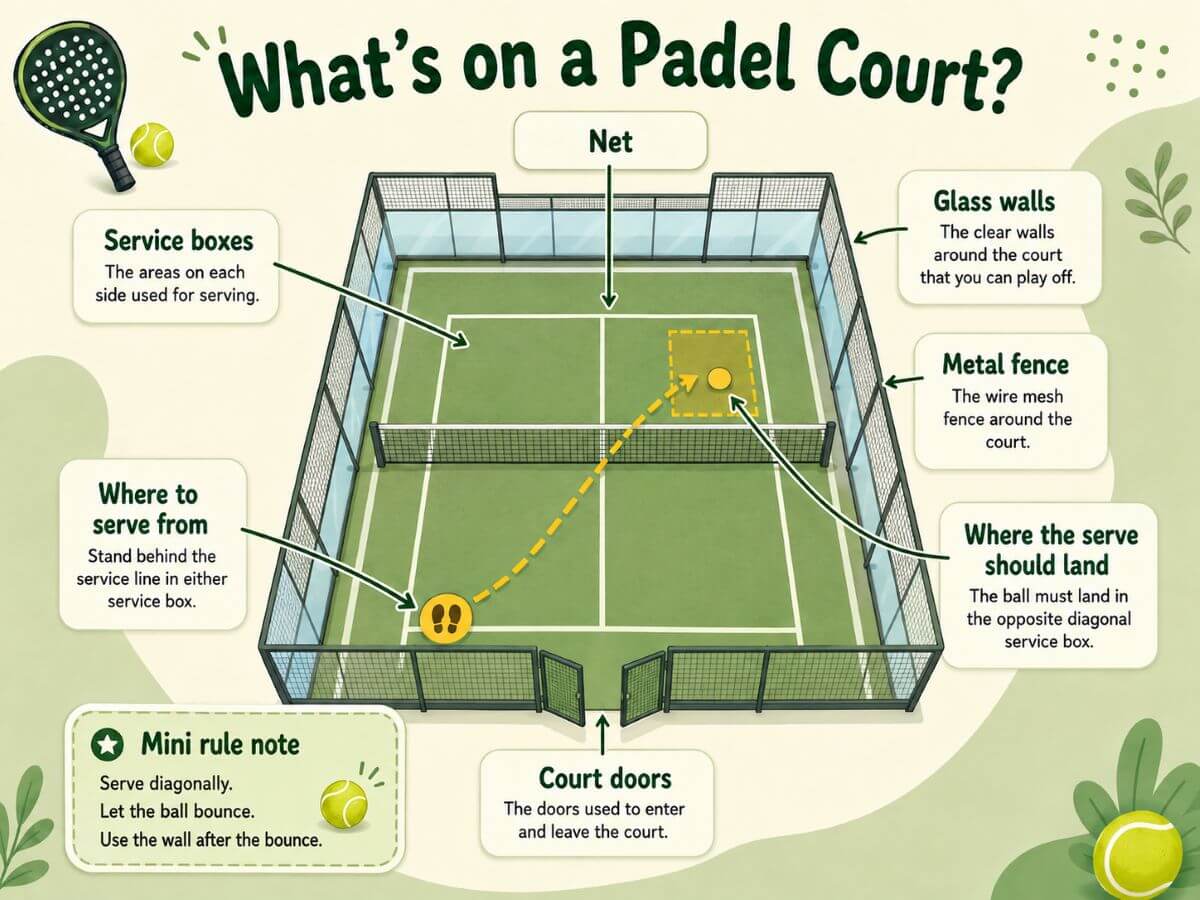 Padel Court Explained for Kids