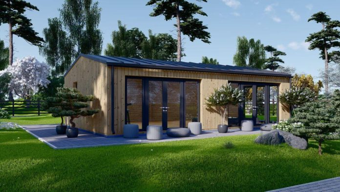 wooden Garden room in ireland
