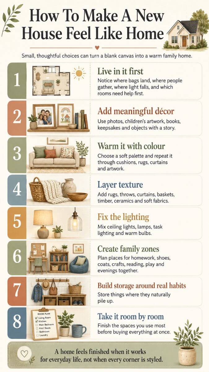 how to settle into a new home